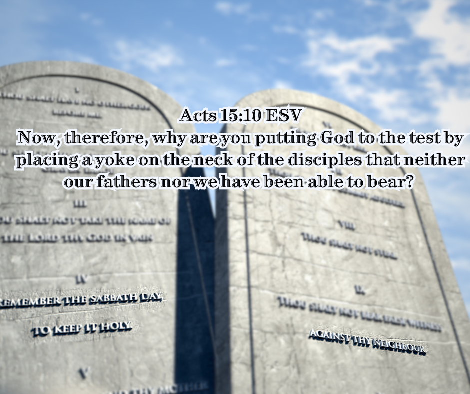 The Grace of God Part II: The Law of Moses